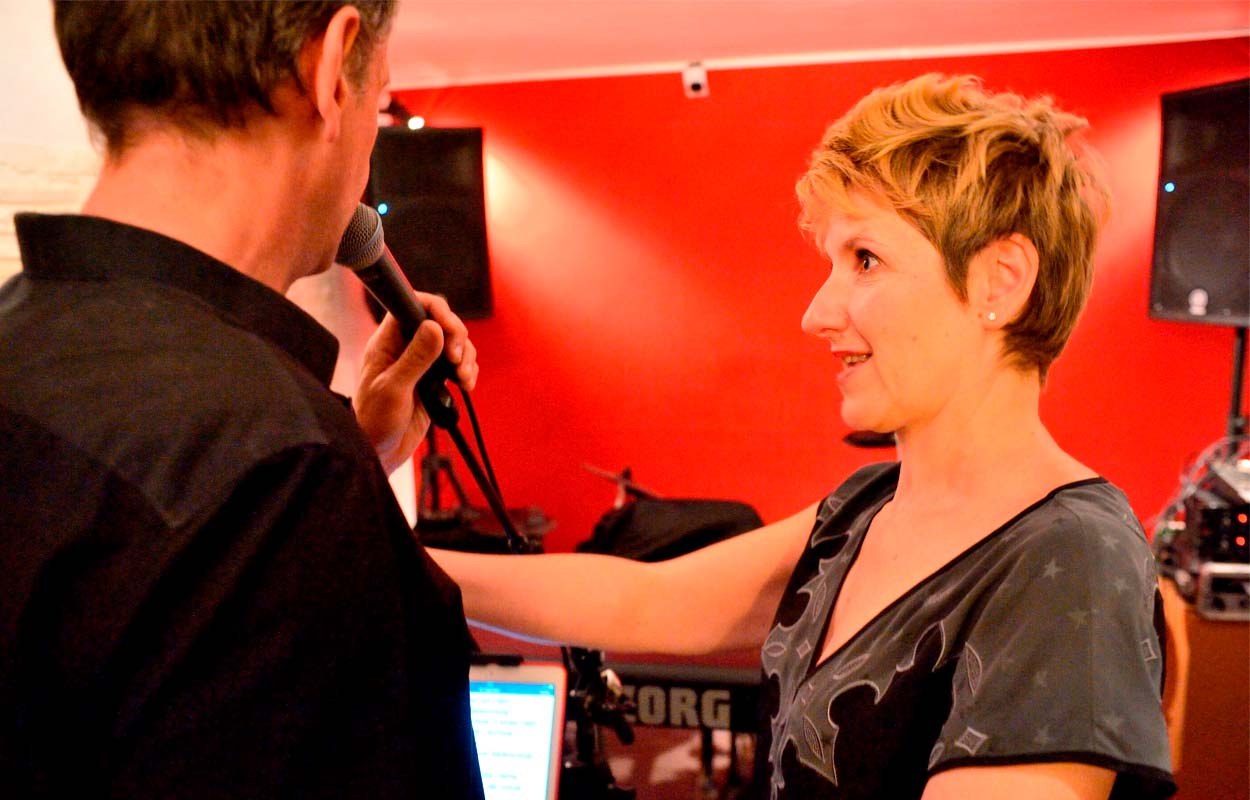 Sonia donne un cours individuel